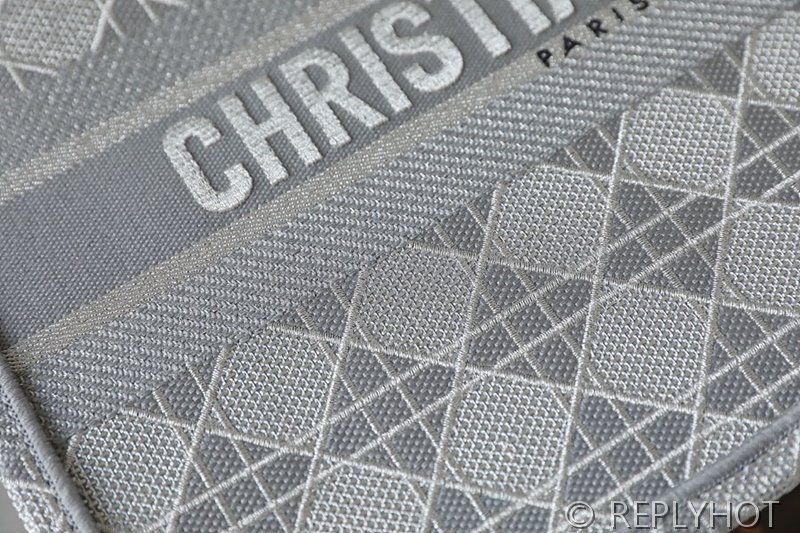 디올 북 토트 백 / 미디움 / 메탈실버 [매장가475만원대]