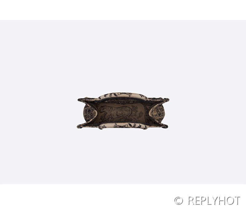 디올 북 토트 백 / 스몰 / 브라운타이거 [매장가455만원대]