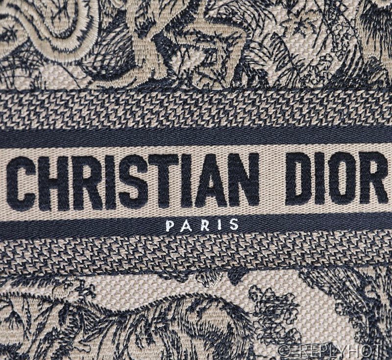 디올 북 토트 백 / 스몰 / 브라운타이거 [매장가455만원대]