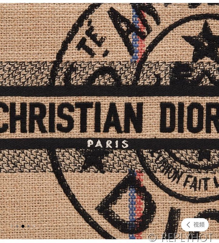 디올 북 토트 백 / 스몰 / 베이지린넨 [매장가455만원대]