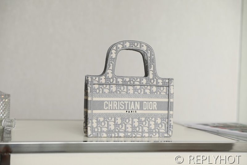 디올 북 토트 백 / 미니 / 오블리크그레이 [매장가420만원대]