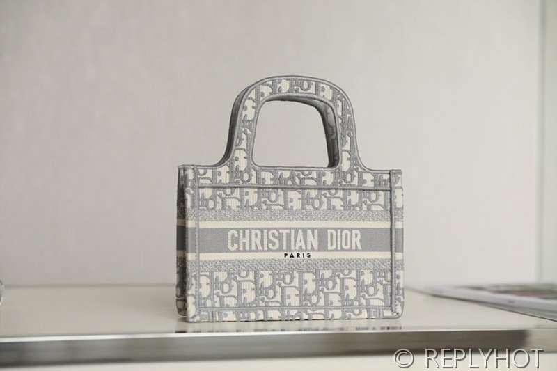 디올 북 토트 백 / 미니 / 오블리크그레이 [매장가420만원대]