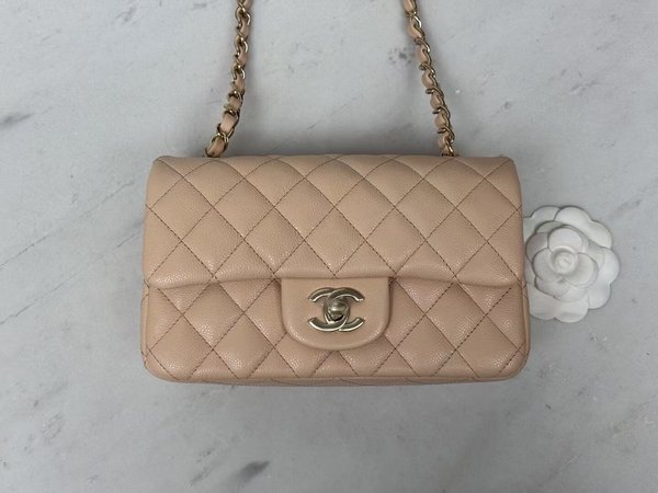 CHANEL Classic Flap Bag –  Apricot Pink(20cm)