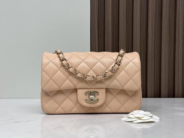 CHANEL Classic Flap Bag –  Apricot Pink(20cm)