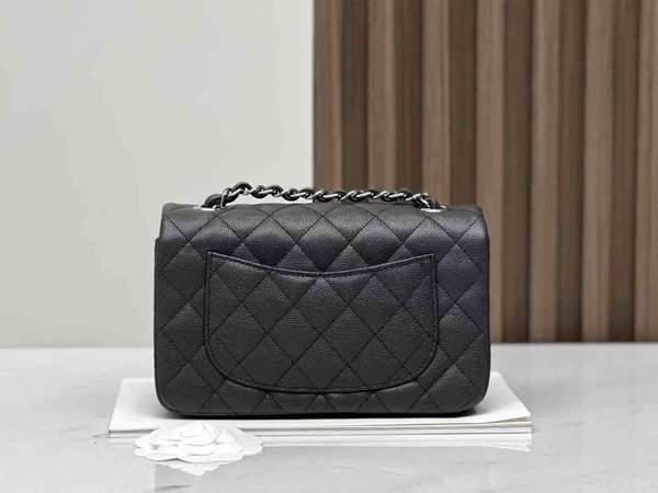 Chanel Classic Flap Large Mini 20cm – Seasonal Limited Edition / Pewter Grey