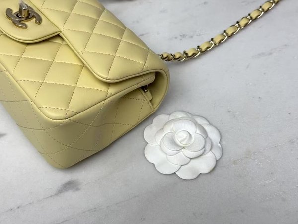 CHANEL Classic Flap Mini –  ‘Chick Yellow (20cm)