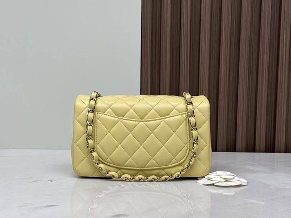 CHANEL Classic Flap Mini –  ‘Chick Yellow (20cm)