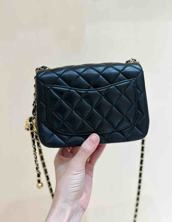 Chanel 24K Mini Ball Bag Lambskin GHW 17cm