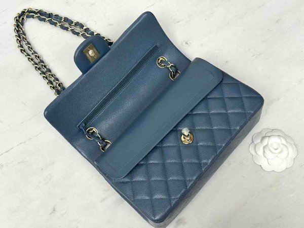 Chanel Classic Flap 23cm – Seasonal Limited Edition / Denim Blue