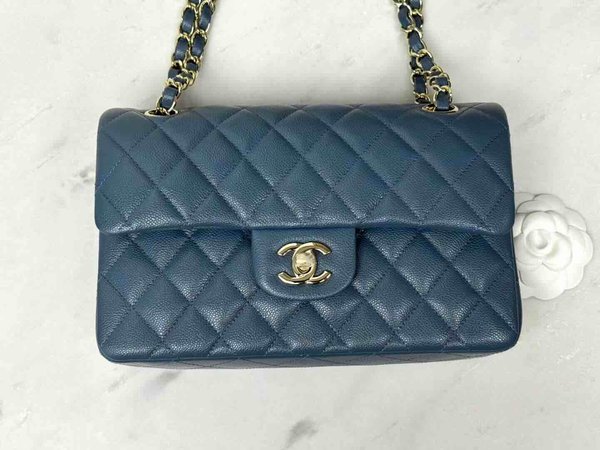 Chanel Classic Flap 23cm – Seasonal Limited Edition / Denim Blue