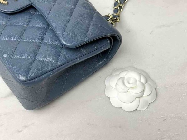 Chanel Classic Flap Bag 23cm Denim Blue / Limited Edition