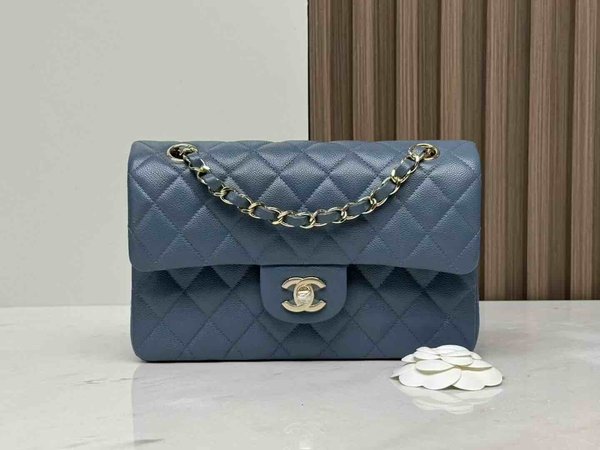 Chanel Classic Flap Bag 23cm Denim Blue / Limited Edition