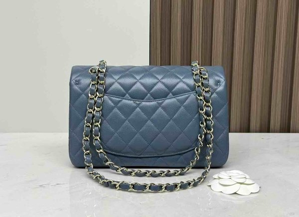 Chanel Classic Flap Bag 23cm Denim Blue / Limited Edition
