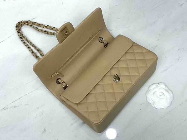 Chanel Classic Flap 25cm – Milk Tea Beige