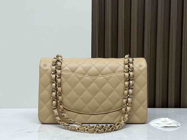 Chanel Classic Flap 25cm – Milk Tea Beige