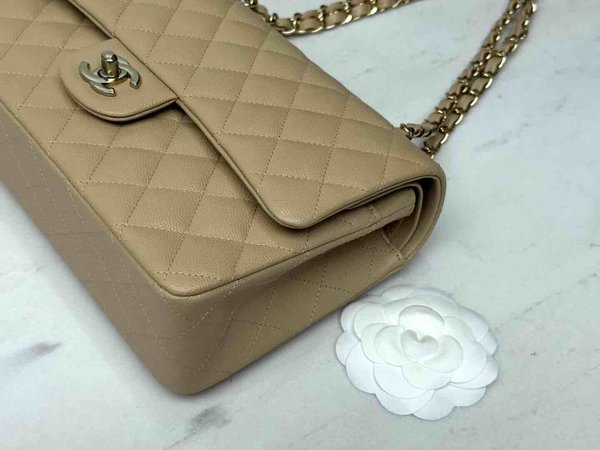 Chanel Classic Flap 25cm – Milk Tea Beige