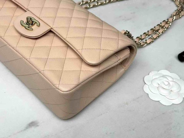 Chanel Classic Flap 25cm – Seasonal Limited Edition / Lobster Pink / Caviar
