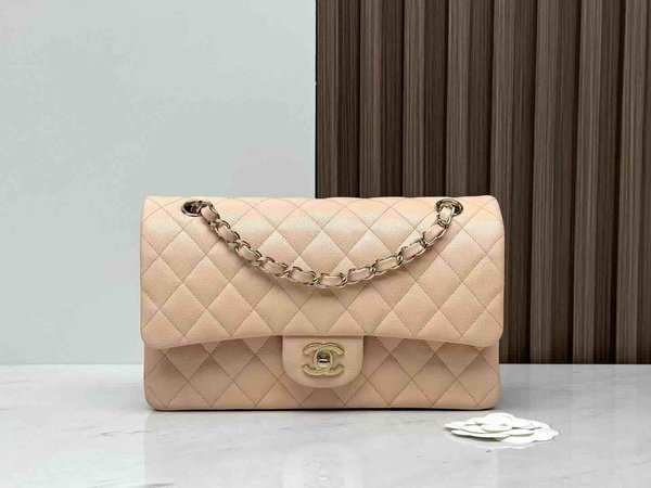 Chanel Classic Flap 25cm – Seasonal Limited Edition / Lobster Pink / Caviar