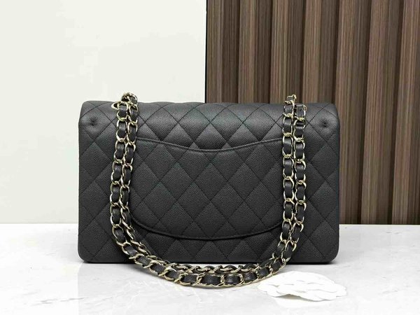 Chanel Classic Flap 25cm – Seasonal Limited Edition / Dark Grey