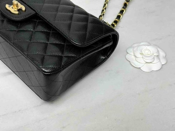 Chanel Classic Flap Black GHW 25cm