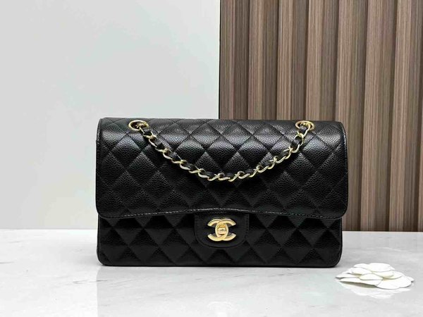 Chanel Classic Flap Black GHW 25cm