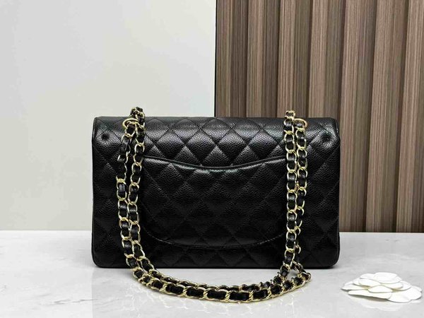 Chanel Classic Flap Black GHW 25cm
