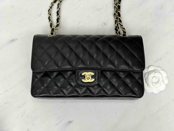 Chanel Classic Flap Black GHW 25cm