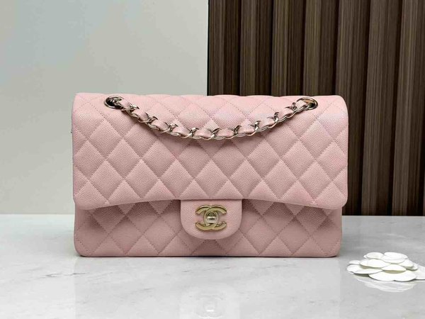 Chanel Classic Flap 25cm – Seasonal Limited Edition / Pink