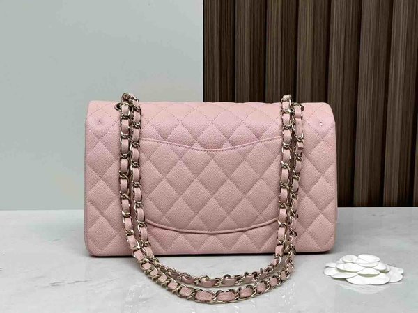 Chanel Classic Flap 25cm – Seasonal Limited Edition / Pink