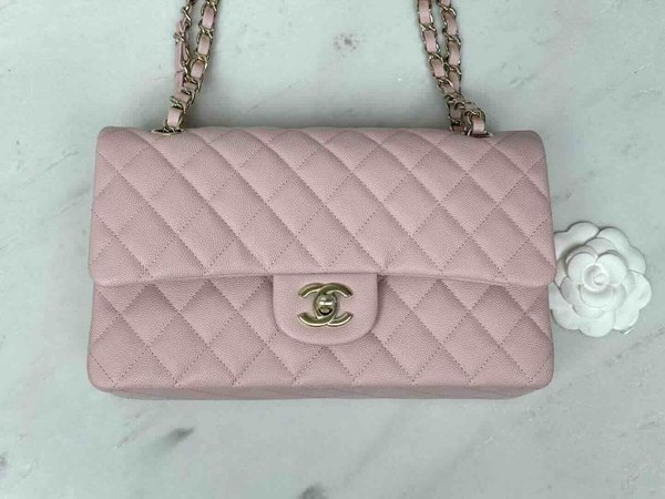 Chanel Classic Flap 25cm – Seasonal Limited Edition / Pink