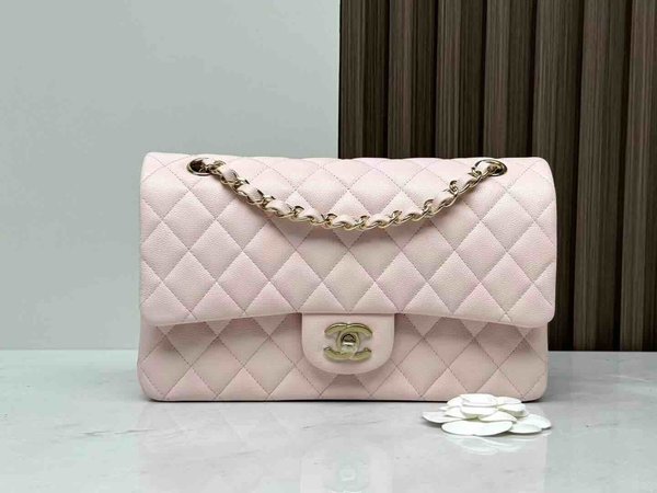 Chanel Classic Flap 25cm – Seasonal Limited Edition / Pink