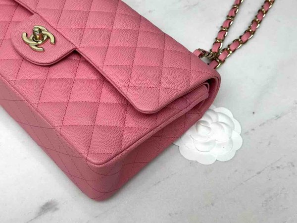 Chanel Classic Flap 25cm – Seasonal Limited Edition / Pink
