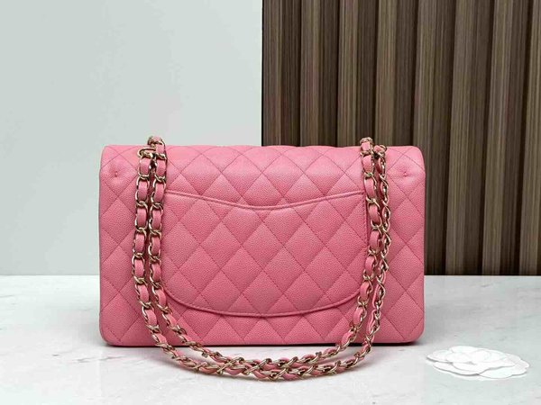 Chanel Classic Flap 25cm – Seasonal Limited Edition / Pink