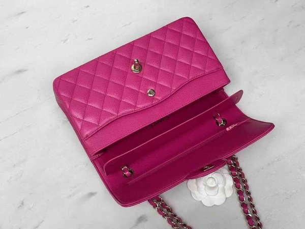 Chanel Classic Flap 25cm – Seasonal Limited Edition / Rose Red