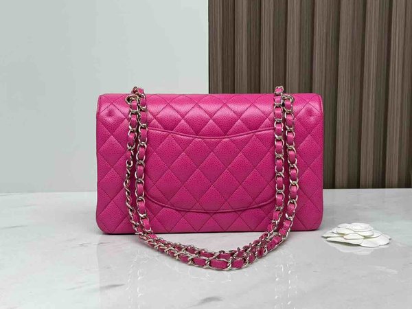 Chanel Classic Flap 25cm – Seasonal Limited Edition / Rose Red