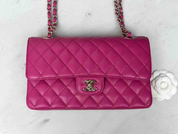 Chanel Classic Flap 25cm – Seasonal Limited Edition / Rose Red