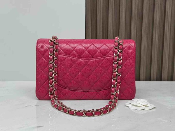 Chanel Classic Flap 25cm – Seasonal Limited Edition / Peach Pink