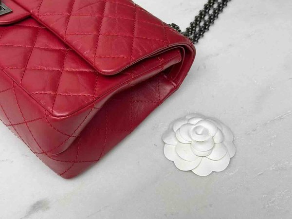 Chanel Reissue 2.55 Large Red Leather 28cm