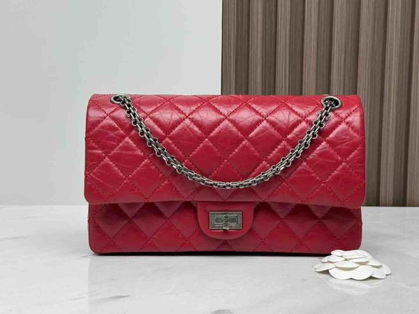 Chanel Reissue 2.55 Large Red Leather 28cm