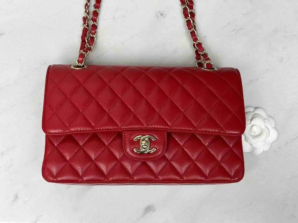 Chanel Classic Flap 25cm – Seasonal Limited Edition / Red