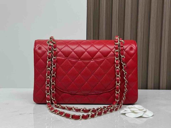 Chanel Classic Flap 25cm – Seasonal Limited Edition / Red