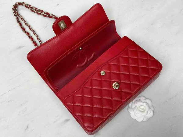 Chanel Classic Flap 25cm – Seasonal Limited Edition / Red