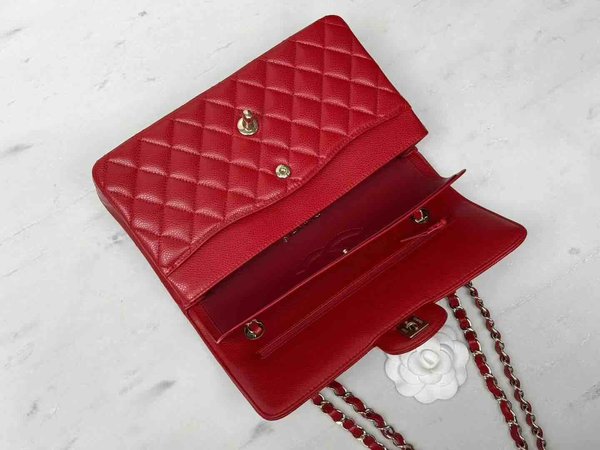 Chanel Classic Flap 25cm – Seasonal Limited Edition / Red