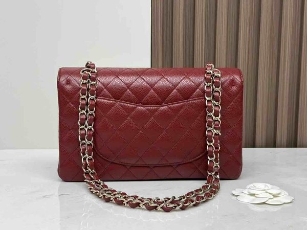 Chanel Classic Flap 25cm – Seasonal Limited Edition / Burgundy