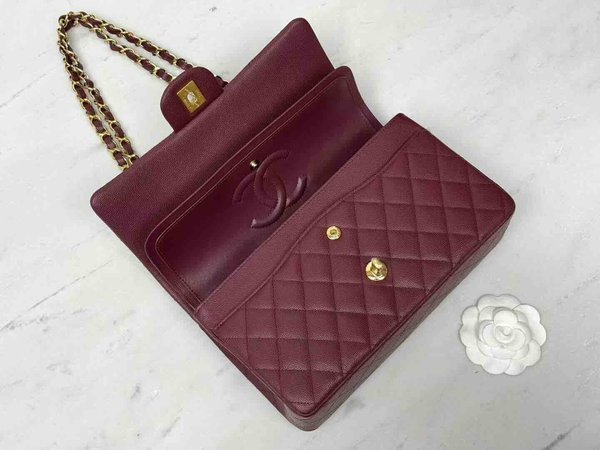 Chanel Classic Flap 25cm – Burgundy