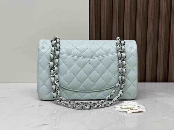 Chanel Classic Flap 25cm – Seasonal Limited Edition / Baby Blue