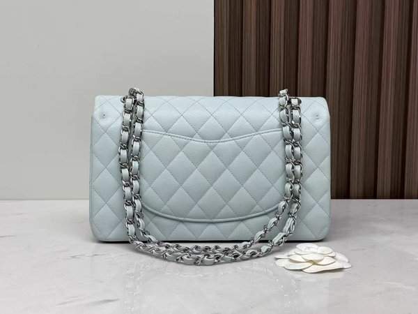 Chanel Classic Flap 25cm Season Limited Baby Blue