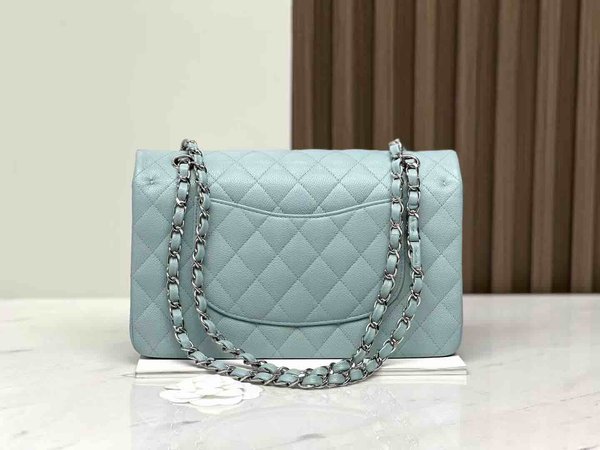 Chanel Classic Flap 25cm – Seasonal Limited Edition / Hazy Blue