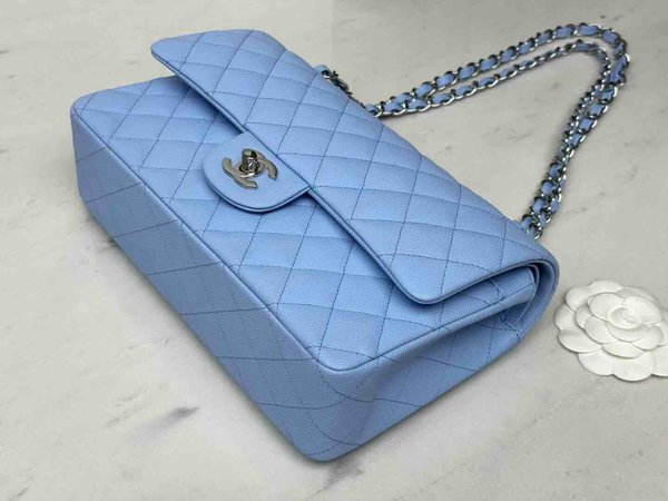 Chanel Classic Flap 25cm – Seasonal Limited Edition / Blue (23P)
