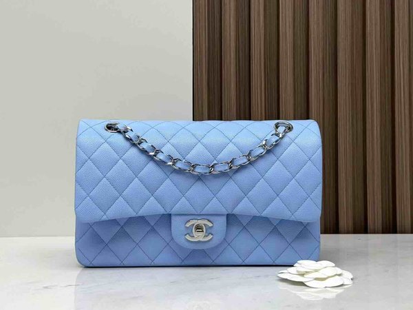 Chanel Classic Flap 25cm – Seasonal Limited Edition / Blue (23P)